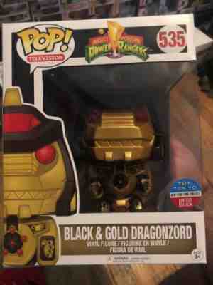 Funko Pop - Power Rangers Dragonzord (black and gold).  ToyTokyo NYCC exclusive