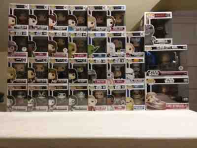 Funko Pop Lot 30~ Kiss~Star Wars~Metallica  Friends Godzilla Killer Frost 