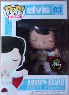 Funko Pop! Elvis 1970's #03 GITD, chase, ultra rare, hard to find