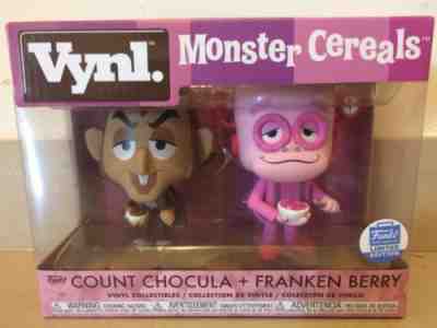 Vynl 2-Pack Count Chocula & Franken Berry (Funko Shop Exlusive) New