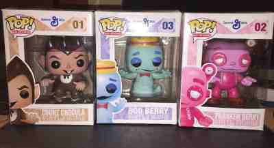 Funko Pop Ad Icons Count  Berry & Boo Berry Frankenberry #1, 2, 3