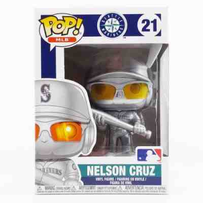 Funko Pop! Seattle Mariners LE 1/23 Silver Nelson Cruz Safeco Field Exclusive