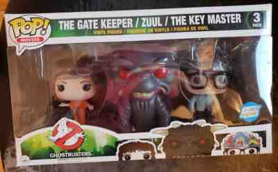 Funko Pop Movies Ghostbusters 1984 The Gatekeeper Zuul and The Key Master 