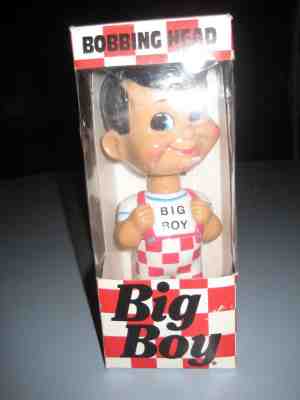 FUNKO WACKY WOBBLER BOBS BIG BOY 1998 BOBBLE HEAD MIB 1ST FUNKO PRODUCT MADE Pop