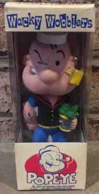 Popeye The Sailor Man Bobblehead Bobble Funko Wacky Wobblers 2000 NEW IN BOX