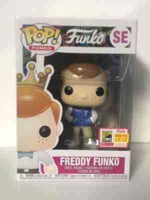 FUNKO POP: FREDDY FUNKO BLUE LETTERMAN JACKET FUNDAYS 2018 LE 2000 MINT COND.