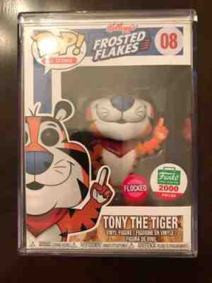 Flocked Tony The Tiger Funko Pop 08 2000 Pieces Kelloggs Frosted Flakes