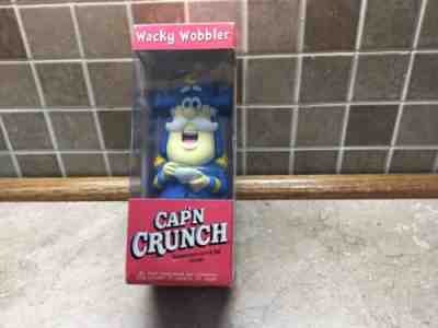 Cap’n Crunch Funko Wacky Wobbler Bobblehead Bobble 2001 Quaker Oats NEW IN BOX