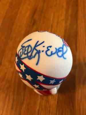 Evel Knievel Autographed Signed Bobblehead Bobble Head 2001 Funko Rare