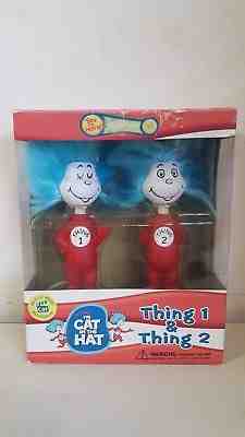 THING 1 & THING 2 CAT IN THE HAT RETIRED WACKY WOBBLER FUNKO NWD BOBBLEHEAD 2003