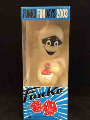 RARE FUNKO GLOW YUMMY MUMMY 2003 FUNKO FUN DAYS RELEASE WACKY WOBBLER