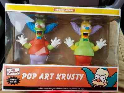 Funko The Simpsons Pop Art Krusty Bobble-heads ComicCon Exclusive 2007