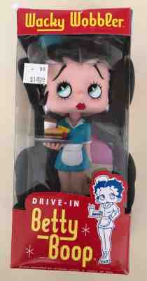 BOXED FUNKO Drive-In Betty Boop Bobblehead Wacky Wobbler