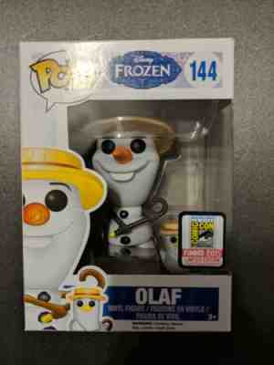 New SDCC 2018 D23 2015 Olaf Fan Trading Card Hellboy Gill Sam Funko Pop Toy Lot