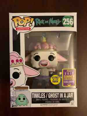 Tinkles Funko Pop #256 Ghost in a jar Glow Rick and Morty Animation 2017