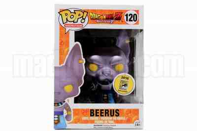 Funko POP Vinyl Animation Dragon Ball Z Resurrection F Beerus SDCC 2017 Metallic