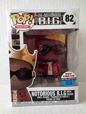 FUNKO POP NOTORIOUS BIG BIGGIE SMALLS NYCC 2018 TOY TOKYO EXCLUSIVE w Protector