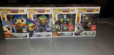 Funko Pop Battle Armor Skeletor Gemini Ram Man  Stinkor 2018 SDCC Man At Arms