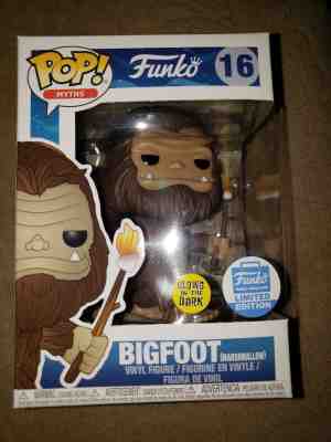 Pop Myths: Bigfoot With Glow Marshmellow Stick Funko Pop #16