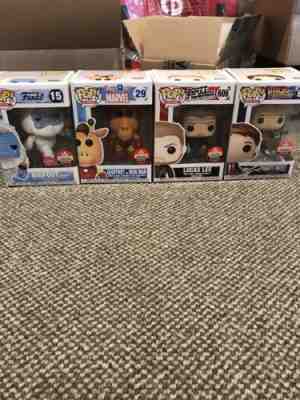 Funko Pop Bundle Geoffrey, Lucas Lee, Bigfoot, Marty Mcfly CANADA EXCLUSIVE