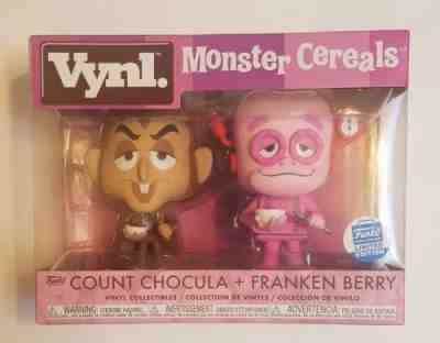 Funko Shop exlusive Vynl Monster Cereals 2-pack Count Chocula and Franken Berry