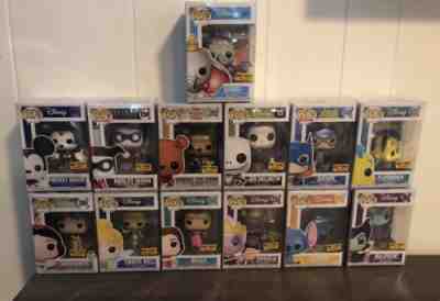 Funko Pop! Diamond Collection Lot. Ursula, Mickey Mouse, Stitch, Dumbo, Belle