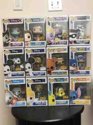 Funko Pop Diamond Set Incl. Belle Stitch Harley Mickeys Dumbo Tinker Ursula Pooh