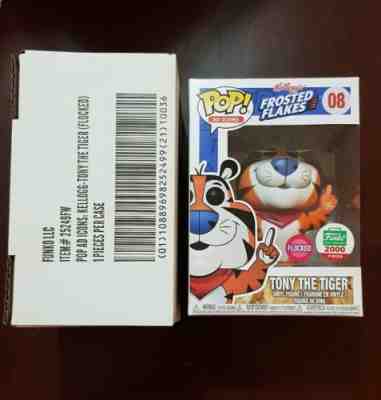 Flocked Tony The Tiger Funko Pop 08 2000 Pieces Kelloggs Frosted Flakes