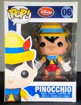 FUNKO POP! Disney #06 Pinocchio NEW Vinyl Figure Collectible Red Logo Vaulted