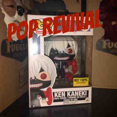 FUNKO POP! KEN KANEKI HOT TOPIC EXCLUSIVE GLOW IN THE DARK TOKYO GHOUL