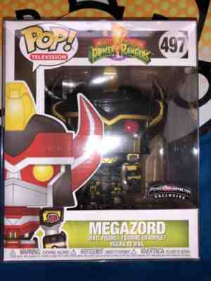 Funko Pop Megazord black and gold exclusive Mighty Morphin Power Rangers In Hand