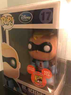 POP FUNKO MR. INCREDIBLE BLUE SUIT SDCC 2011