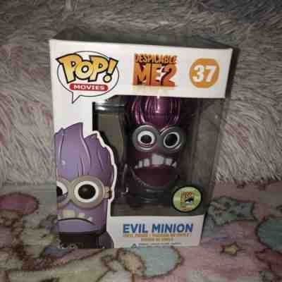 Funko Pop! Vinyl Despicable Me 2 Evil Minion Metallic 2013 SDCC Exclusive LE 480