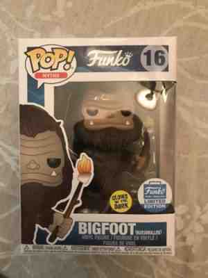 FUNKO POP! BIGFOOT WITH GLOW MARSHMELLOW FUNKO SHOP EXCLUSIVE MYTHS