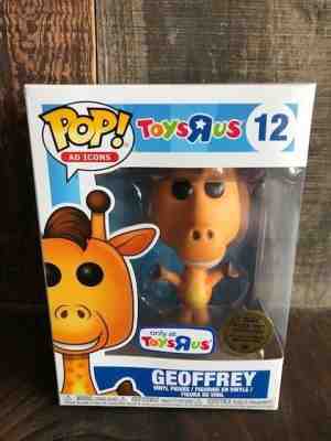 Funko Pop! Ad Icons Toys R Us Geoffrey the Giraffe Golden Ticket (sealed!)