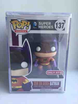 FUNKO POP! DC ZUR EN ARRH BATMAN TARGET EXCLUSIVE #137 LIMITED RARE IN POP STACK