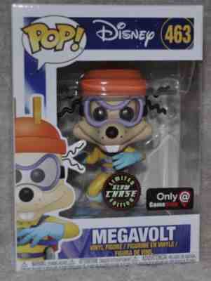 Funko Pop Disney MEGAVOLT CHASE Glow 463 Black Friday GameStop Exclusive RARE