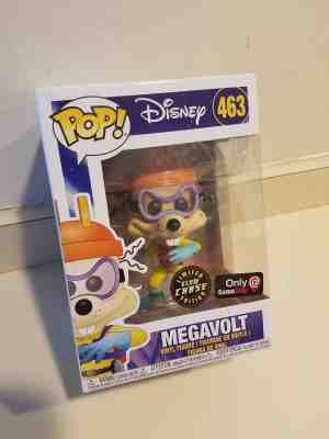 Funko POP DARKWING DUCK MEGAVOLT GITD CHASE GameStop Exclusive #463