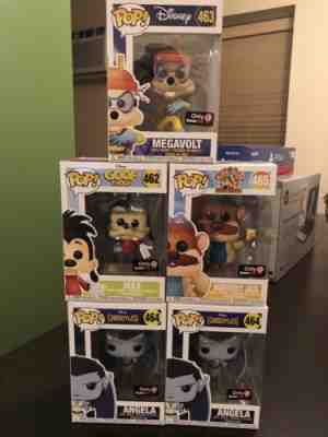 5 Funko Pop Gamestop Black Friday Mystery Box 2x Gargoyles Angela Max Megavolt +