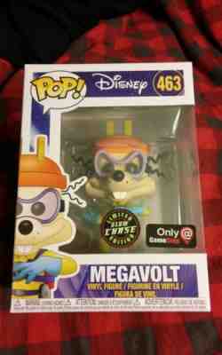 Funko Pop Disney MEGAVOLT CHASE Glow 463 Black Friday GameStop Exclusive RARE