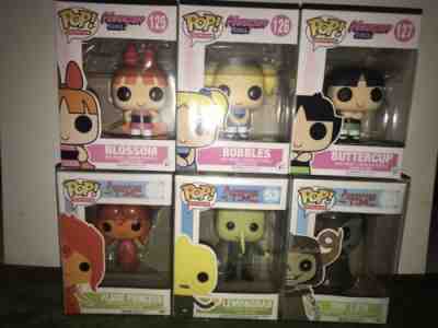 Funko Pop Lot Adventure Time and Powerpuff Girls Lemongrab