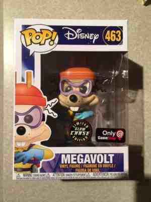 Funko Pop Disney MEGAVOLT CHASE Glow 463 Black Friday GameStop Exclusive