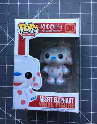 RARE FUNKO POP HOLIDAY: (MISFIT ELEPHANT RUDOLPH) Vinyl Figure Vaulted #06