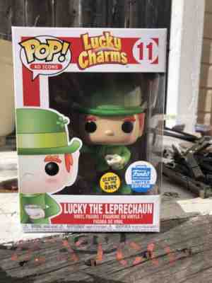 Lucky The Leprechaun Funko Pop! GITD With Pop Stack Lucky Charms Ad Icons