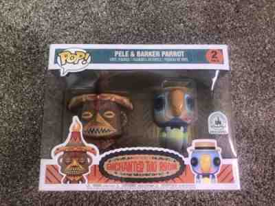  Funko Pop Disney Enchanted Tiki Room 55th Anniversary Pele & Barker Parrot New