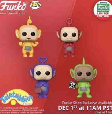 Funko Pop! Teletubbies 4Pack Funko Shop Exclusive 12 Days Of Christmas PREORDER