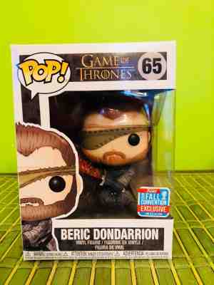 FUNKO Pop! Game of Thrones 65 Beric Dondarrion 2018 NYCC Exclusive (box damage)