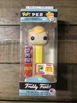 SDCC 2018 Funko Fundays Freddy Pop! Pez Yellow Candy Dispenser LE 450 Pieces