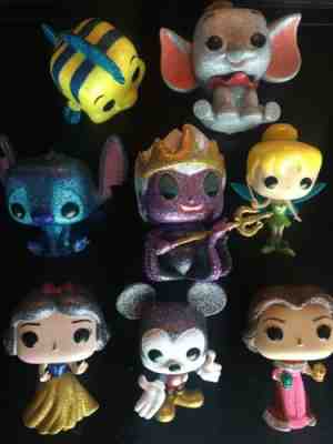 Funko pop Disney Diamond OOB Ursula Dumbo Tinkerbelle Snow white Stitch Mickey