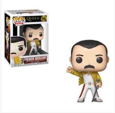 Funko Pop! Rock: Queen - Freddie Mercury #96 (Wembley 1986) Vinyl Figure